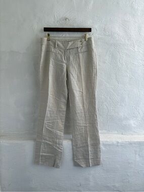 LOFT Marisa Fit linen trouser pants